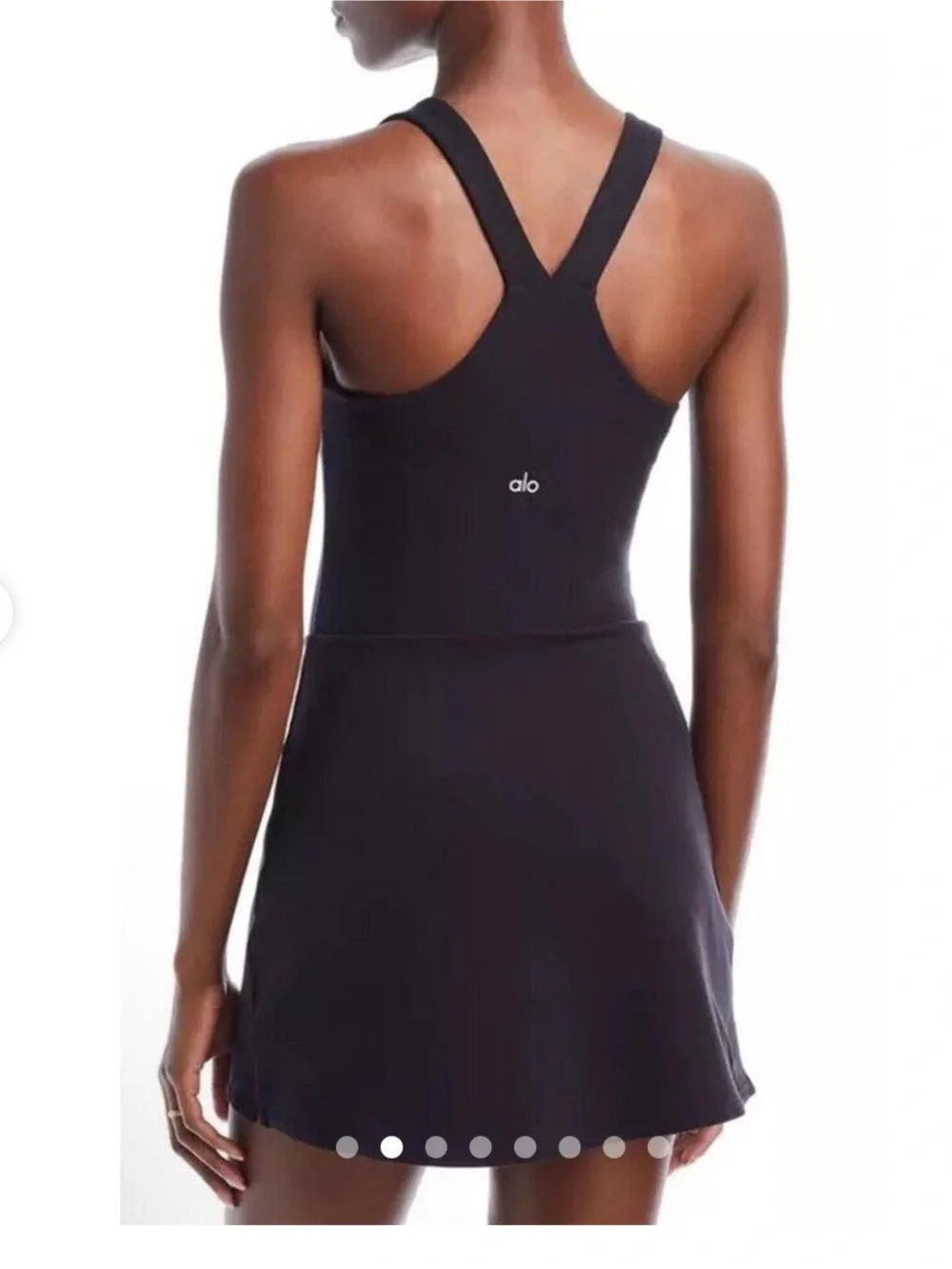 NWT alo yoga Airbrush Real Dress in Black